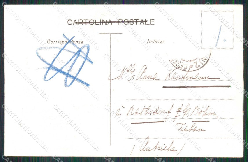 Palermo Città Quattro Cantoni Via Macqueda ABRASA cartolina RT2889 – retro