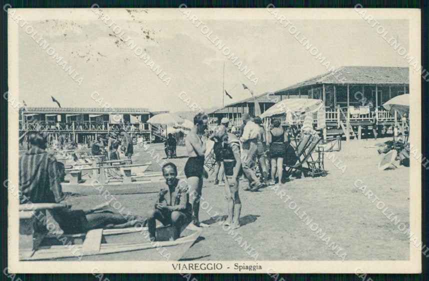 Lucca Viareggio Spiaggia cartolina RT2891 – fronte
