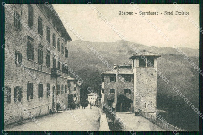 Pistoia Abetone Serrabassa Hotel Excelsior SCOLLATA cartolina RT2894 – fronte