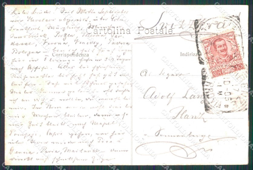 Firenze Fiesole Veduta dal Convento San Francesco Trabert 113 cartolina RT2920 – retro