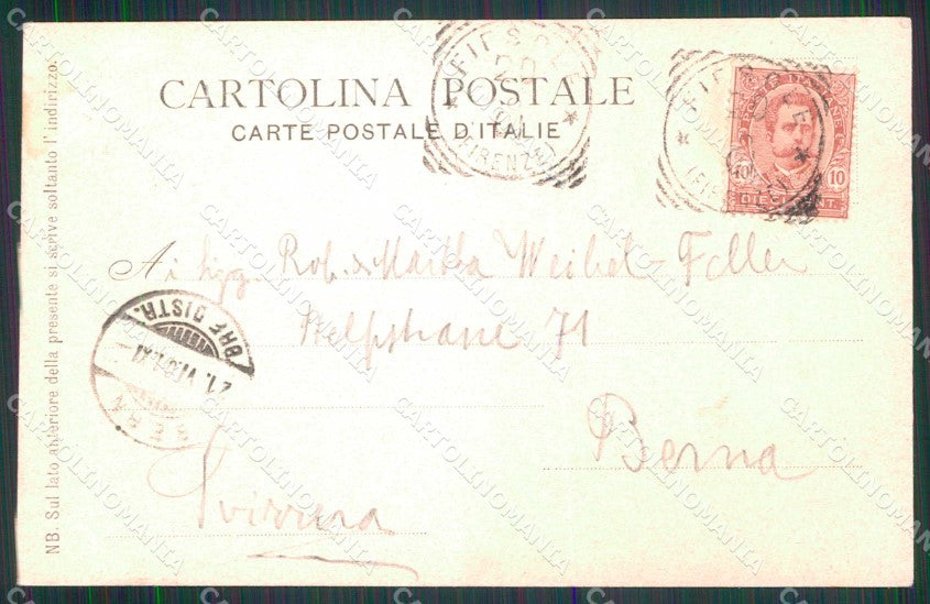 Firenze Fiesole San Domenico Tram cartolina RT2921 – retro