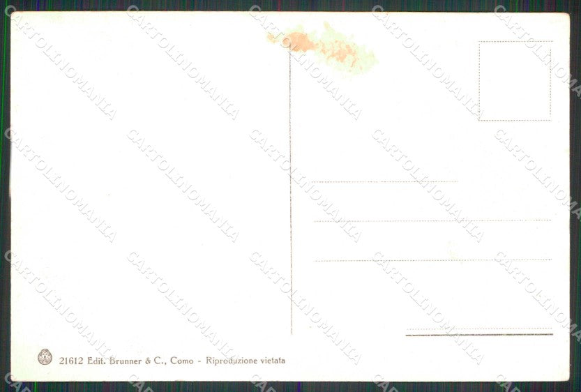 Genova Santa Margherita Ligure Brunner 21612 cartolina RT2936 – retro