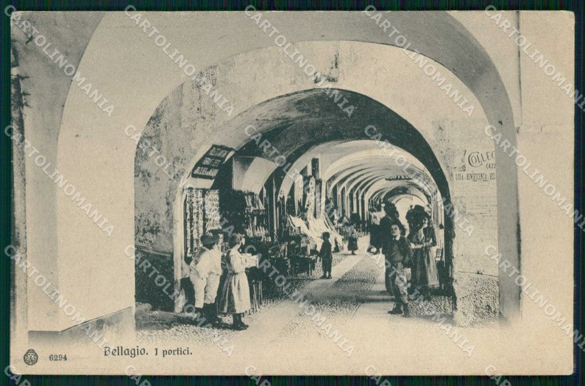 Como Bellagio Portici Brunner 6294 cartolina RT2949 – fronte