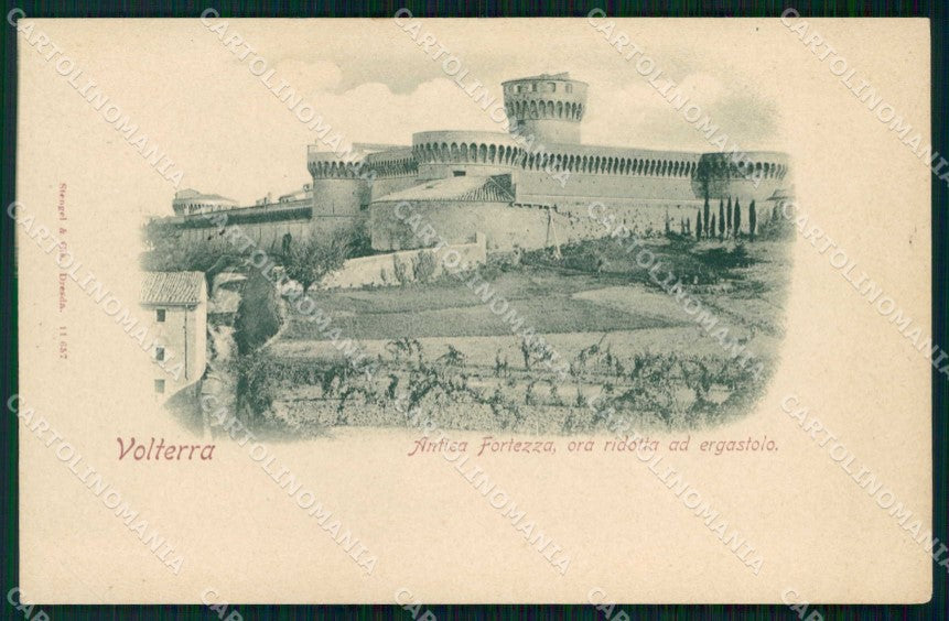 Firenze Volterra Antica Fortezza Stengel 11657 cartolina RT2961 – fronte