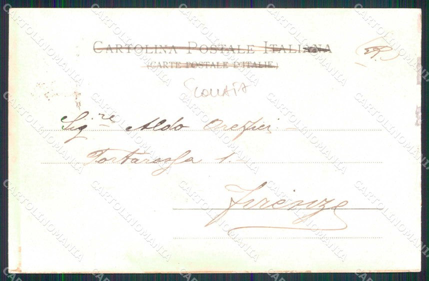 Pistoia Montecatini Terme Interno Tettuccio SCOLLATA cartolina RT2963 – retro