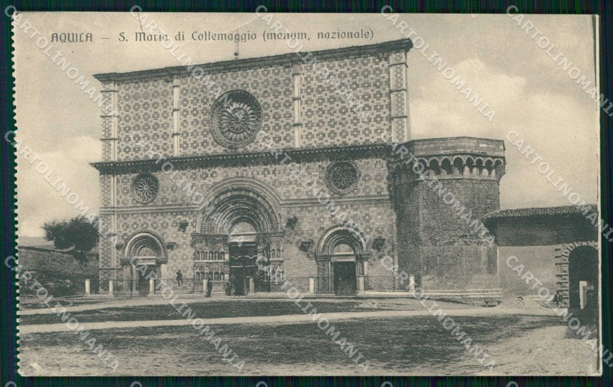 L'Aquila Città Santa Maria di Collemaggio Monumento Nazionale cartolina RT2965 – fronte
