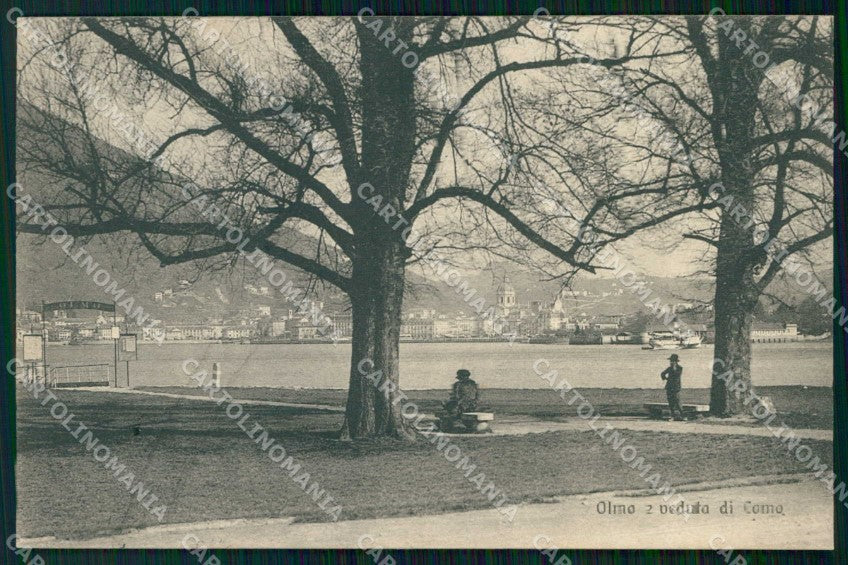 Como Città Olmo Veduta Lago cartolina RT2972 – fronte