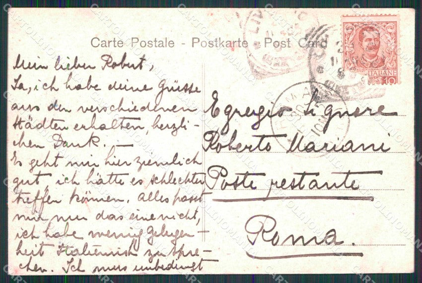 Livorno Città Scali d'Azeglio Alterocca 6001 cartolina RT2993 – retro