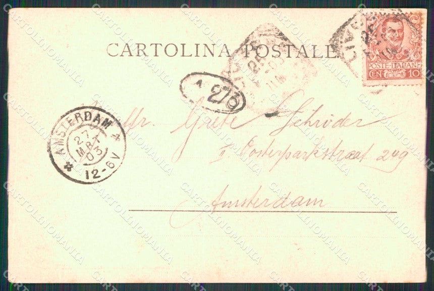 Livorno Città Saluto da Cattedrale cartolina RT2999 – retro