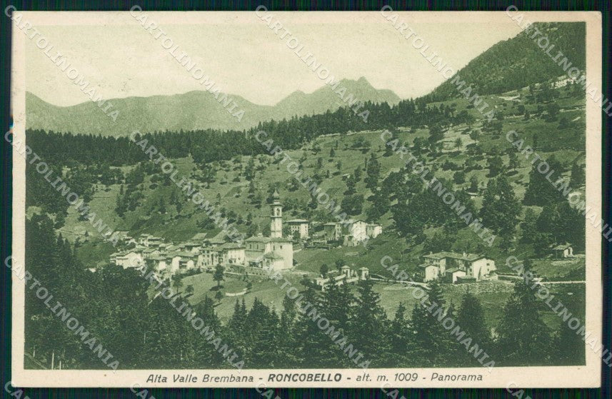 Bergamo Roncobello Alta Valle Brembana cartolina RT3006 – fronte