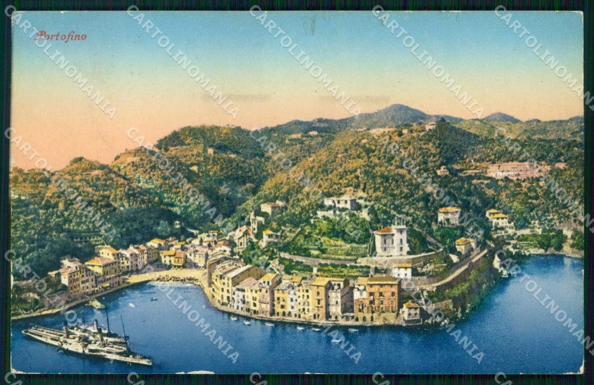 Genova Portofino Brunner 7346 cartolina RT3010 – fronte