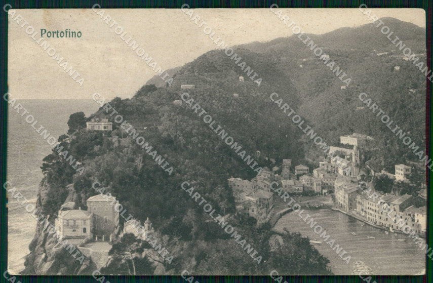 Genova Portofino cartolina RT3014 – fronte