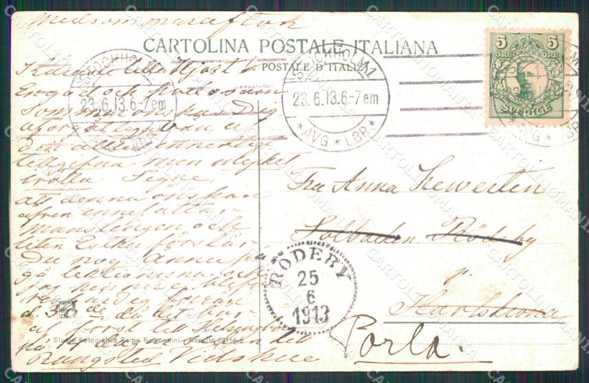 Genova Portofino cartolina RT3014 – retro
