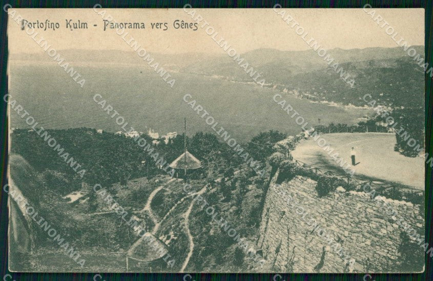 Genova Portofino cartolina RT3018 – fronte