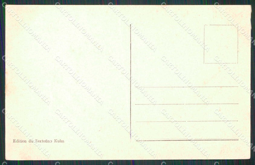 Genova Portofino cartolina RT3018 – retro