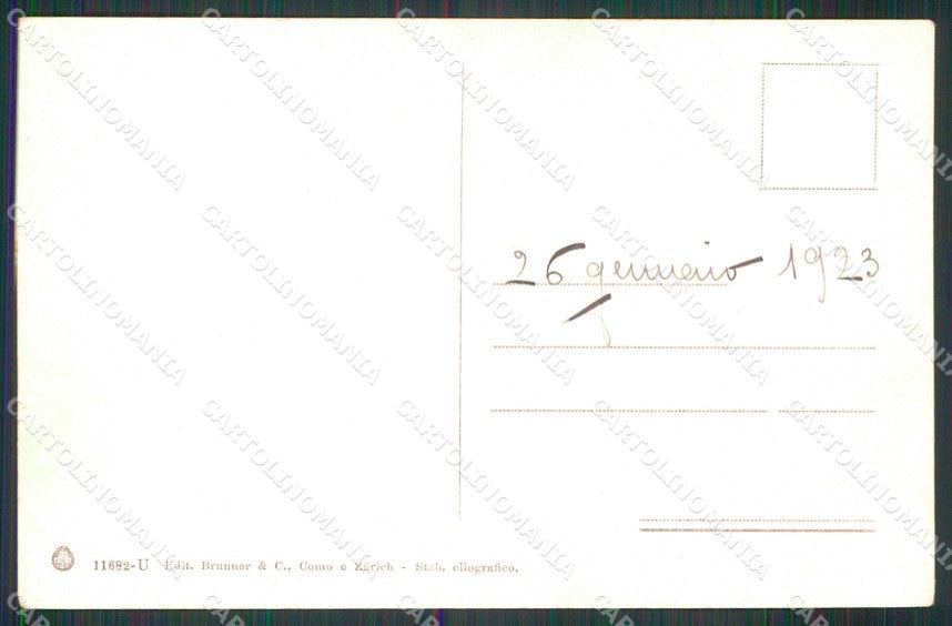 Genova Portofino Brunner 11682 cartolina RT3023 – retro