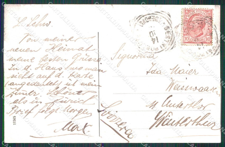 Genova Sestri Ponente Saluto da Via XX Settembre cartolina RT3026 – retro