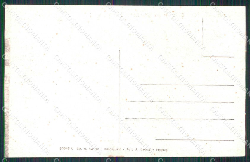 Pistoia Boscolungo Abetone Piramidi Hotel Regina cartolina RT3028 – retro