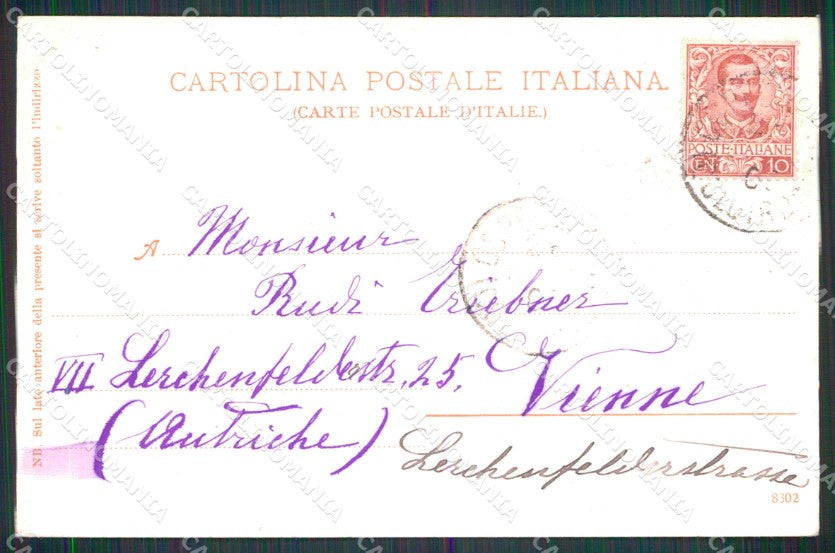 Imperia Ospedaletti Trenkler 23280 cartolina RT3033 – retro