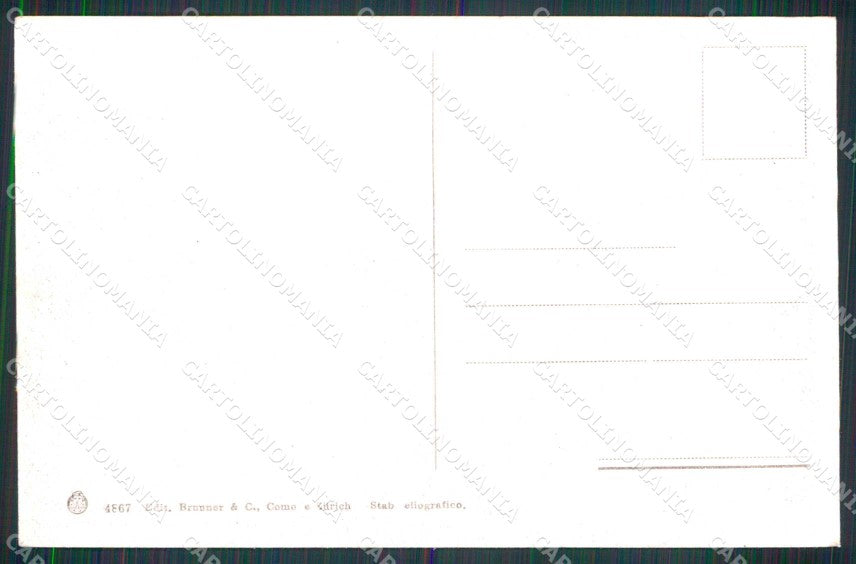 Aosta Courmayeur Catena Monte Bianco Brunner 4867 cartolina RT3035 – retro