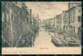 Venezia Chioggia Canale Vena Barche ABRASA cartolina RT3038 – fronte