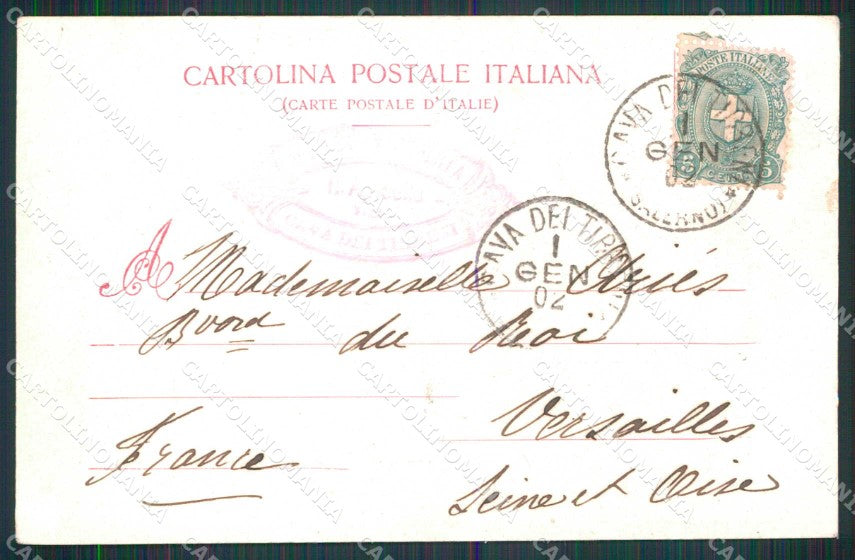 Salerno Cava dei Tirreni Corpo di Cava cartolina RT3040 – retro