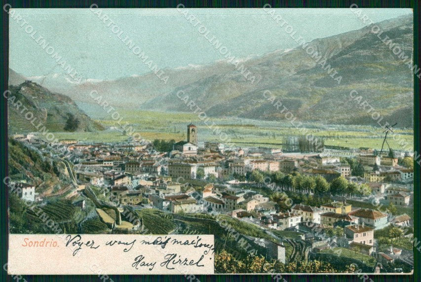 Sondrio Città cartolina RT3041 – fronte