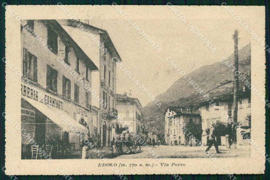 Brescia Edolo Via Porro Birra Birreria cartolina RT3048 – fronte