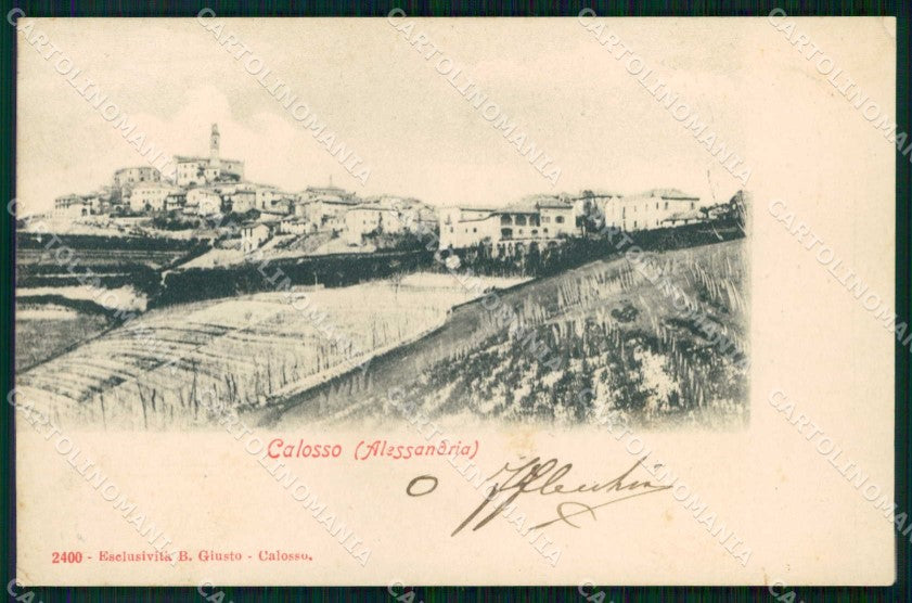 Asti Calosso cartolina RT3072 – fronte