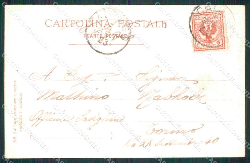 Asti Calosso cartolina RT3073 – retro