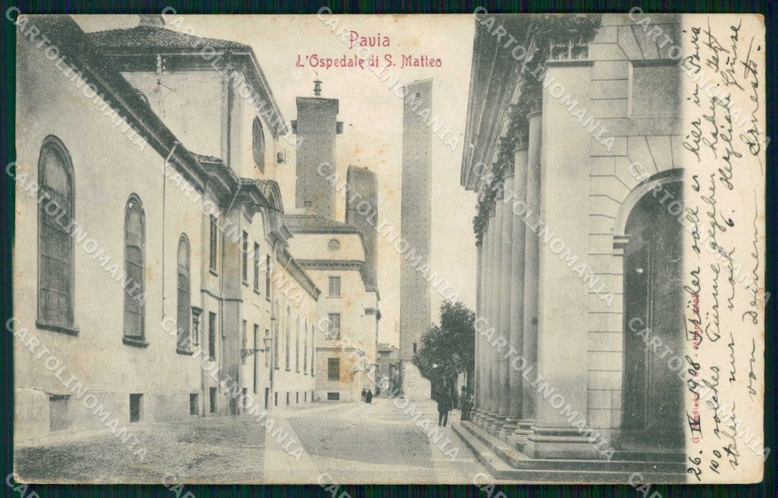 Pavia Città Ospedale San Matteo Modiano cartolina RT3085 – fronte