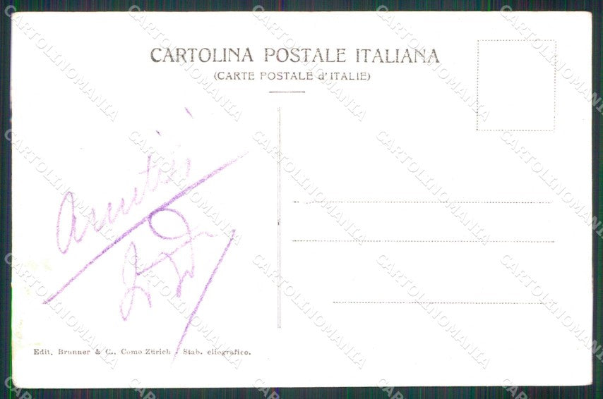 Verbania Domodossola Palazzo Sottoprefettura Brunner 3212 cartolina RT3087 – retro