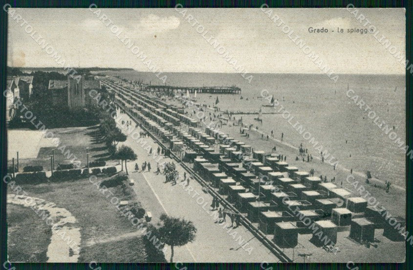 Gorizia Grado Spiaggia cartolina RT3099 – fronte