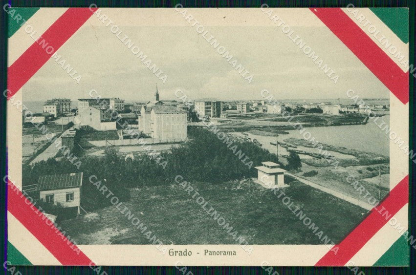 Gorizia Grado Tricolore cartolina RT3101 – fronte