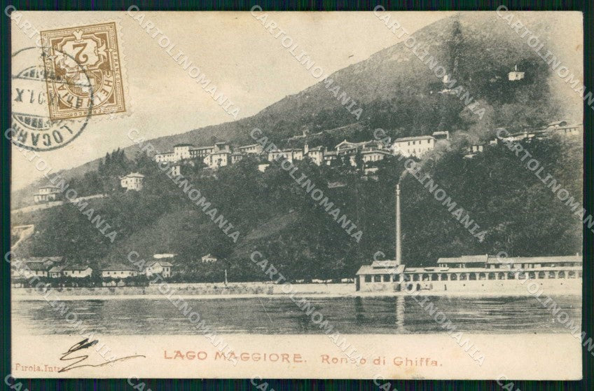 Verbania Ghiffa Ronco Lago Maggiore cartolina RT3119 – fronte