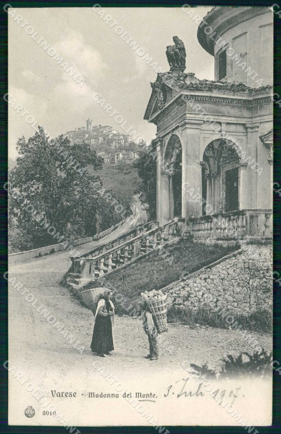 Varese Città Madonna del Monte Brunner 3010 cartolina RT3123 – fronte