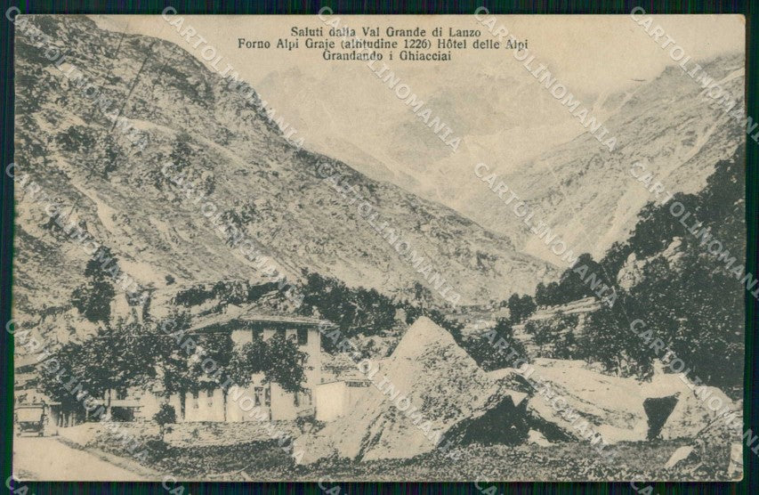 Torino Lanzo Torinese Saluti da Val Grande Genta 2 cartolina RT3127 – fronte