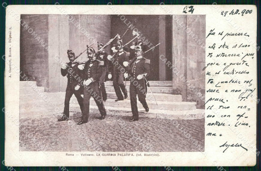 Roma Città Vaticano Guardia Palatina cartolina RT3131 – fronte