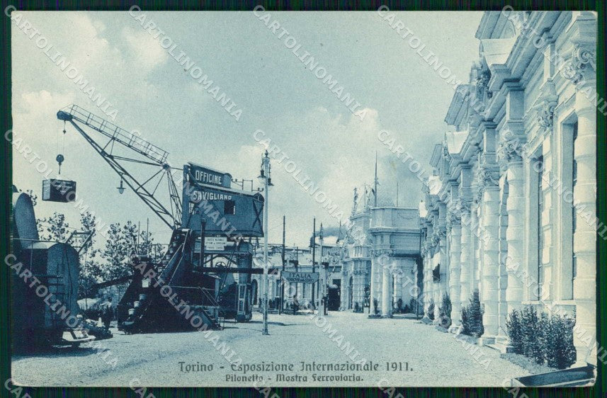 Torino Città Mostra Ferroviaria Brunner 12337 cartolina RT3134 – fronte