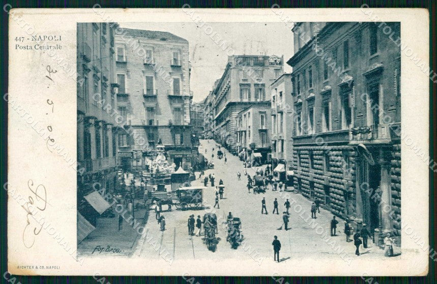 Napoli Città Posta Centrale cartolina RT3138 – fronte