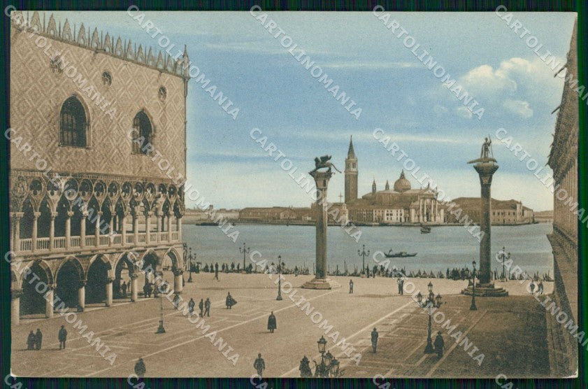 Venezia Città Piazzetta Colonne Isola di San Giorgio cartolina RT3157 – fronte