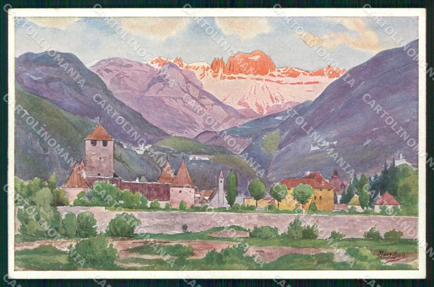 Bolzano Città Rosengarten cartolina RT3162 – fronte