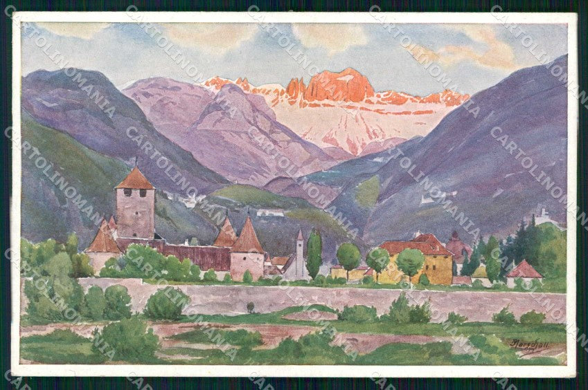 Bolzano Città Rosengarten cartolina RT3163 – fronte