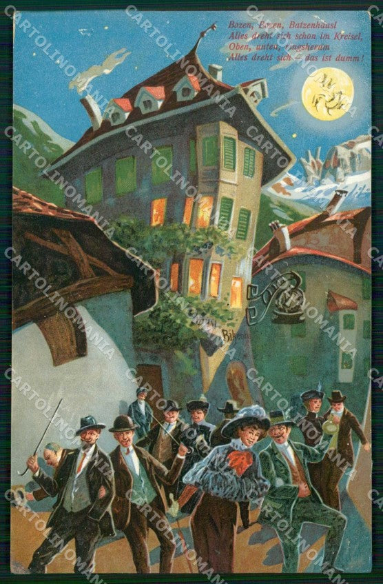 Bolzano Città Birrificio Filastrocca cartolina RT3164 – fronte