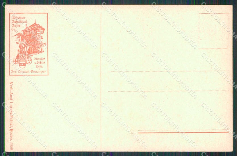 Bolzano Città Saluti da Birrificio Franzl 5959 cartolina RT3165 – retro