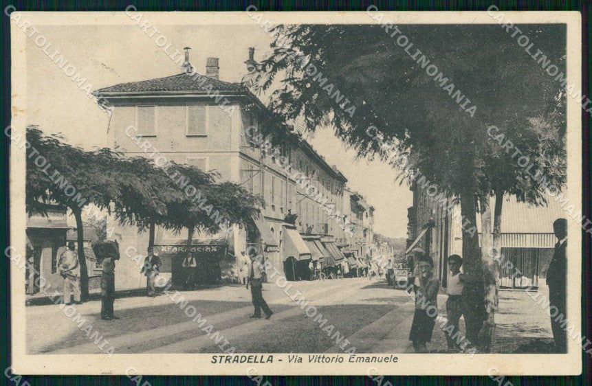 Pavia Stradella Via Vittorio Emanuele Farmacia cartolina RT3169 – fronte