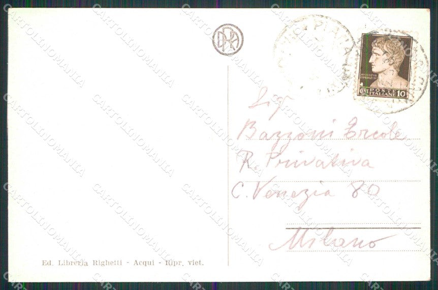 Savona Piana Crixia Pietra del Fungo Palazzo delle Scuole cartolina RT3187 – retro
