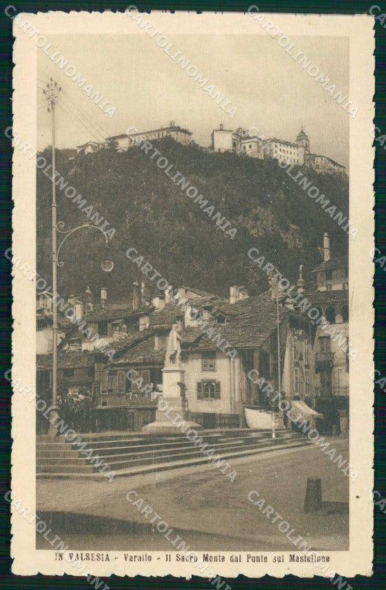 Vercelli Varallo Sesia Ponte sul Mastellone Sacro Monte Zanfa cartolina RT3190 – fronte