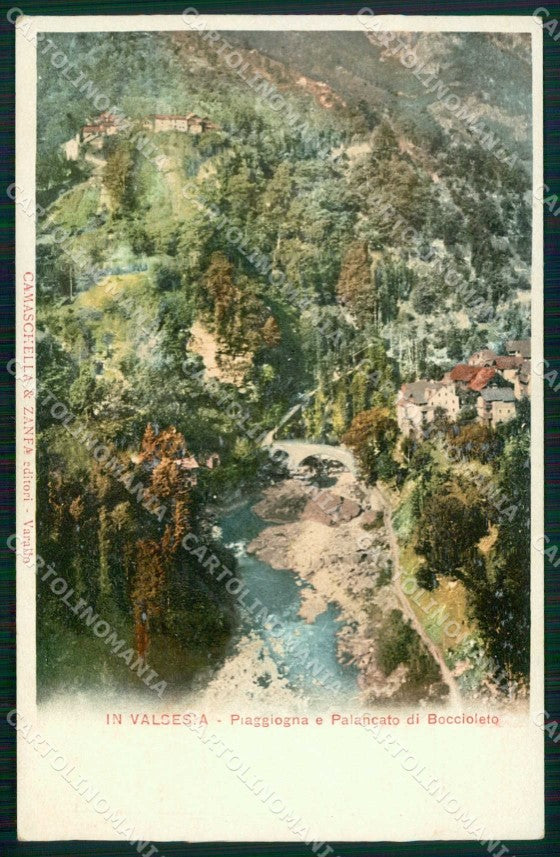 Vercelli Boccioleto Piaggiogna Palancato Valsesia Zanfa cartolina RT3211 – fronte