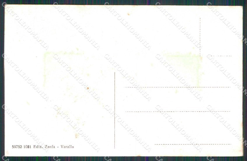 Vercelli Cervatto Valsesia Zanfa cartolina RT3213 – retro